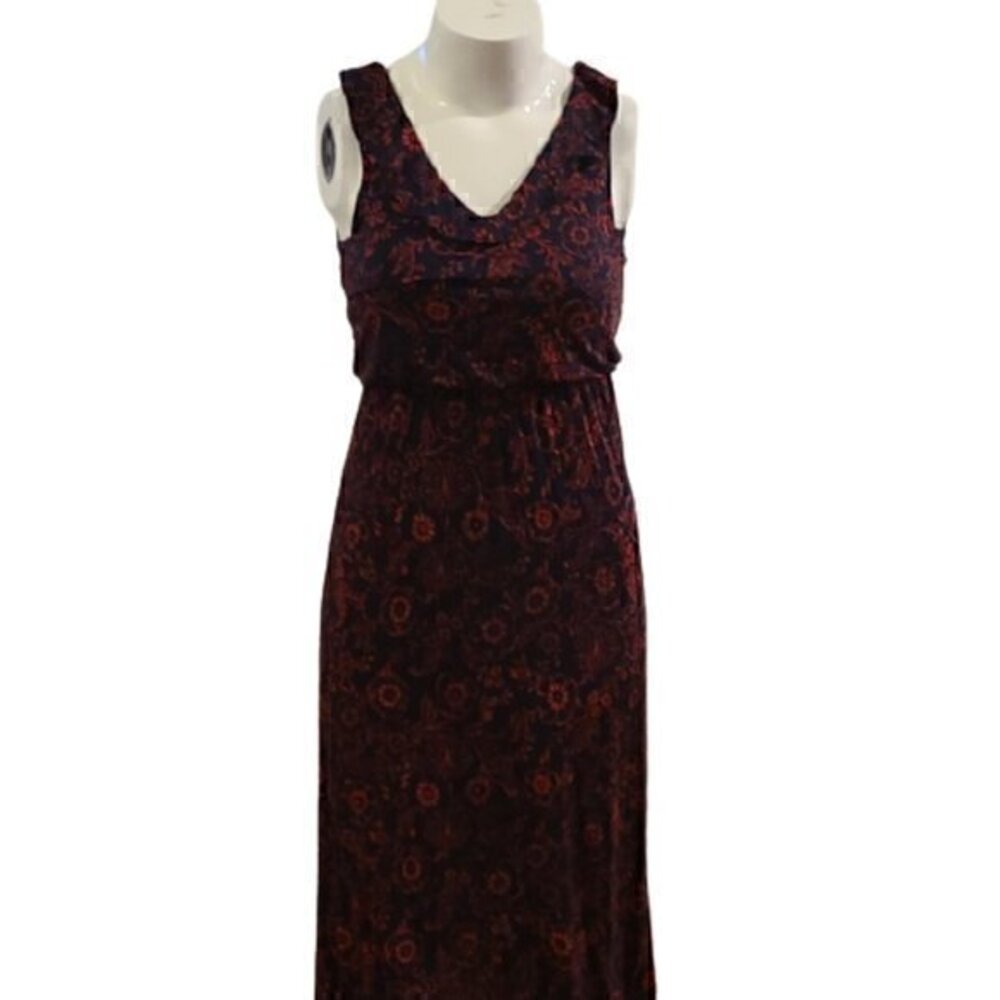 [Loft] V-neck Ruffle Neck Dress - Size SP